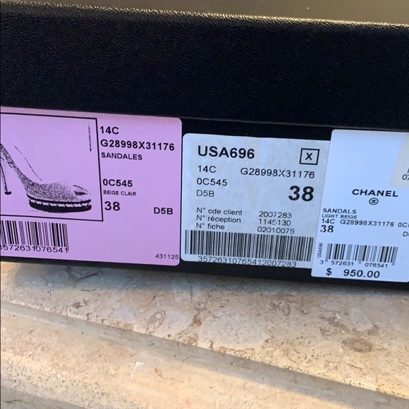 CHANEL open toe heels - Picture 7 of 8